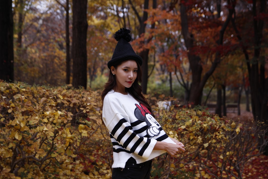 ソウルの紅葉ファッション